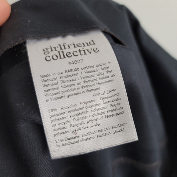 Girlfriend Collective Black Compressive High Rise Leggings - Picture 8 of 9